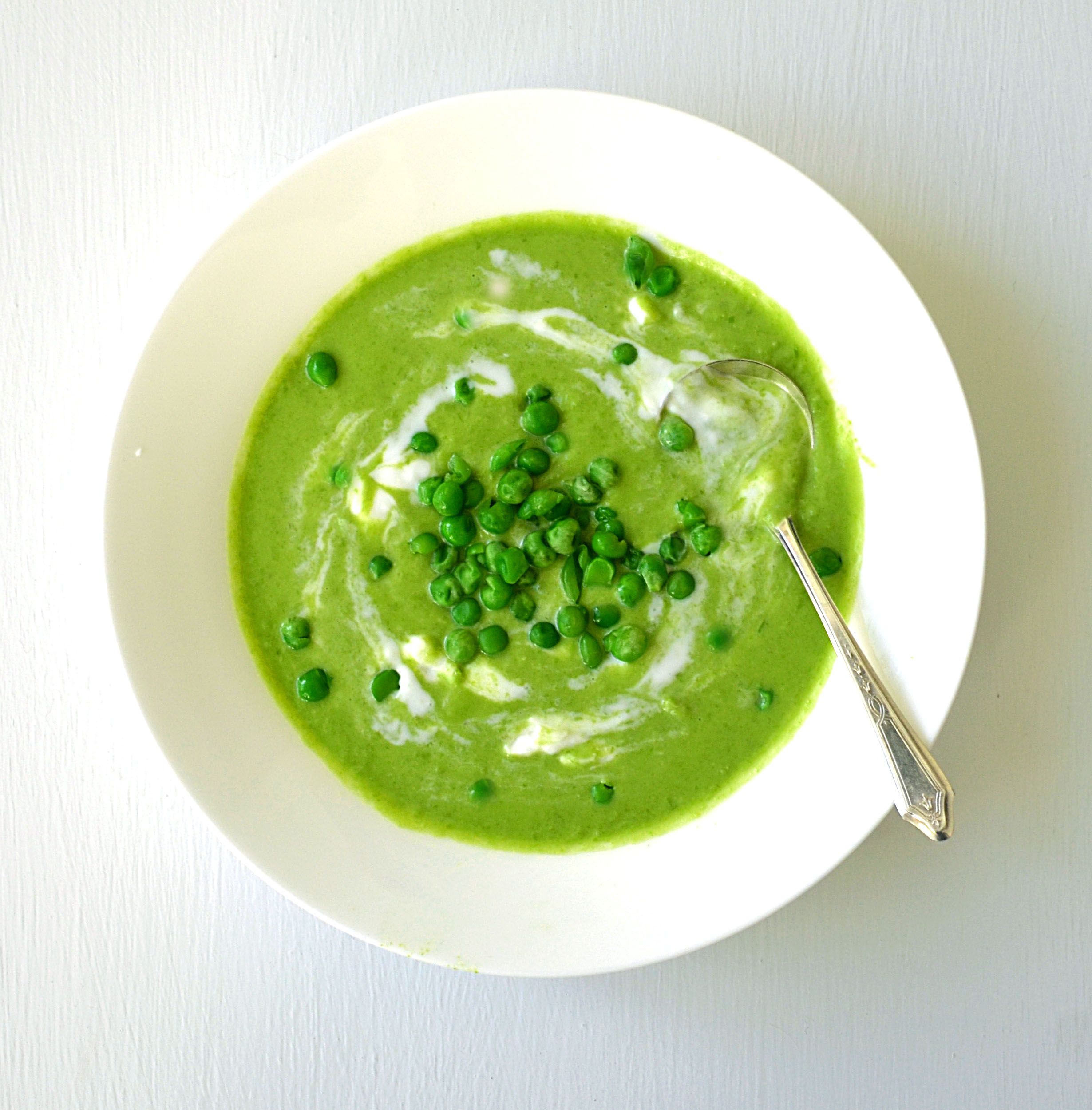 Beat Winter Blues: Fresh Thai Green Pea Soup with Coconut & Lime